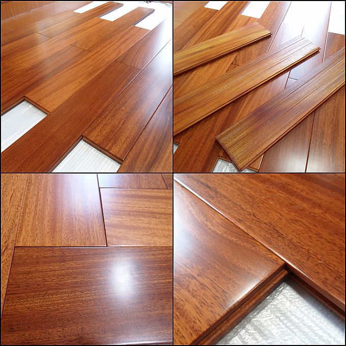UV Coating Teak Hardwood Flooring