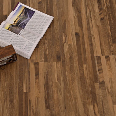 Bamboo flooring with click-lock