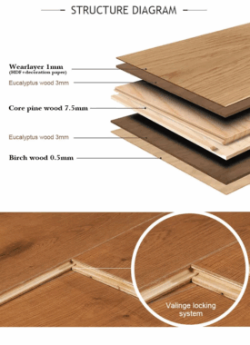 Eco Waterproof Oak Engineered Wood Flooring