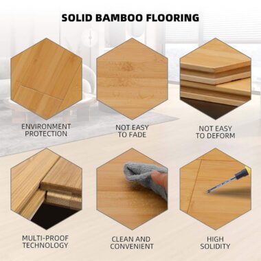 anti-slip bamboo flooring planks