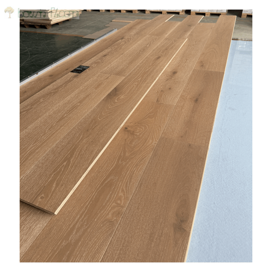 Engineered Flooring with Smoked Finish