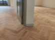 Solid White Oak Herringbone Hardwood Flooring