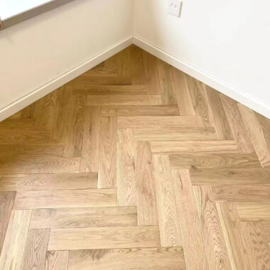 Solid White Oak Herringbone Hardwood Flooring