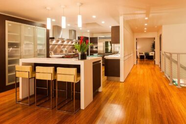 bamboo flooring with tiger surface