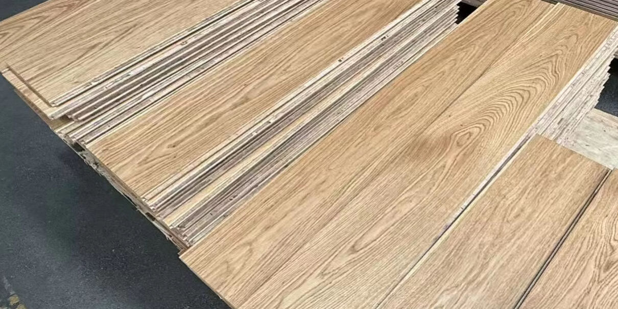 Walnut wood engineered flooring