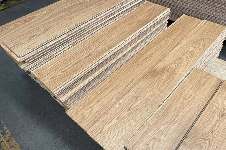 Walnut wood engineered flooring
