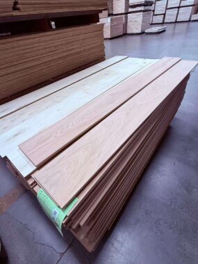 Walnut wood engineered flooring